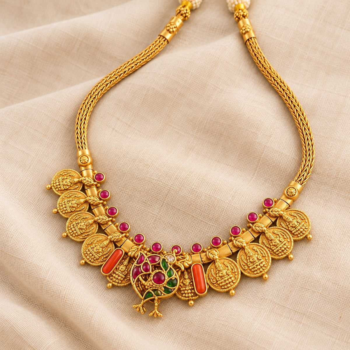Shikhara Mayura Kasu Necklace, photo 3