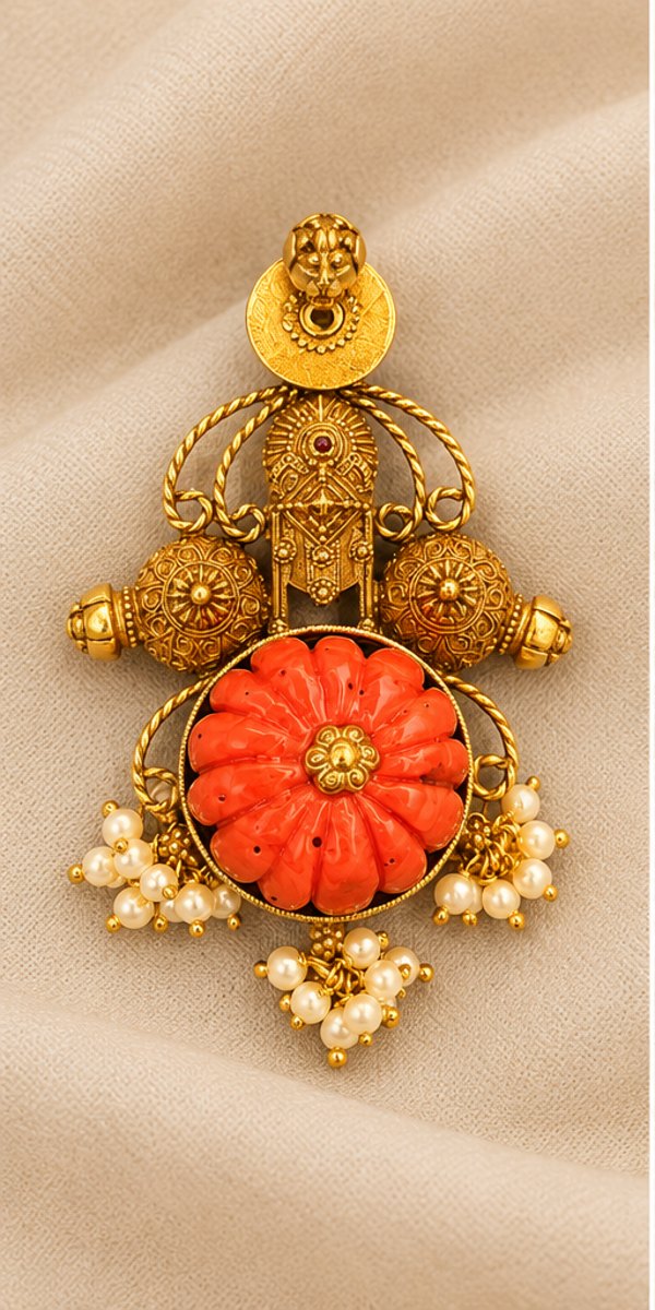Simhavahini Nakashi Pendant, photo 1