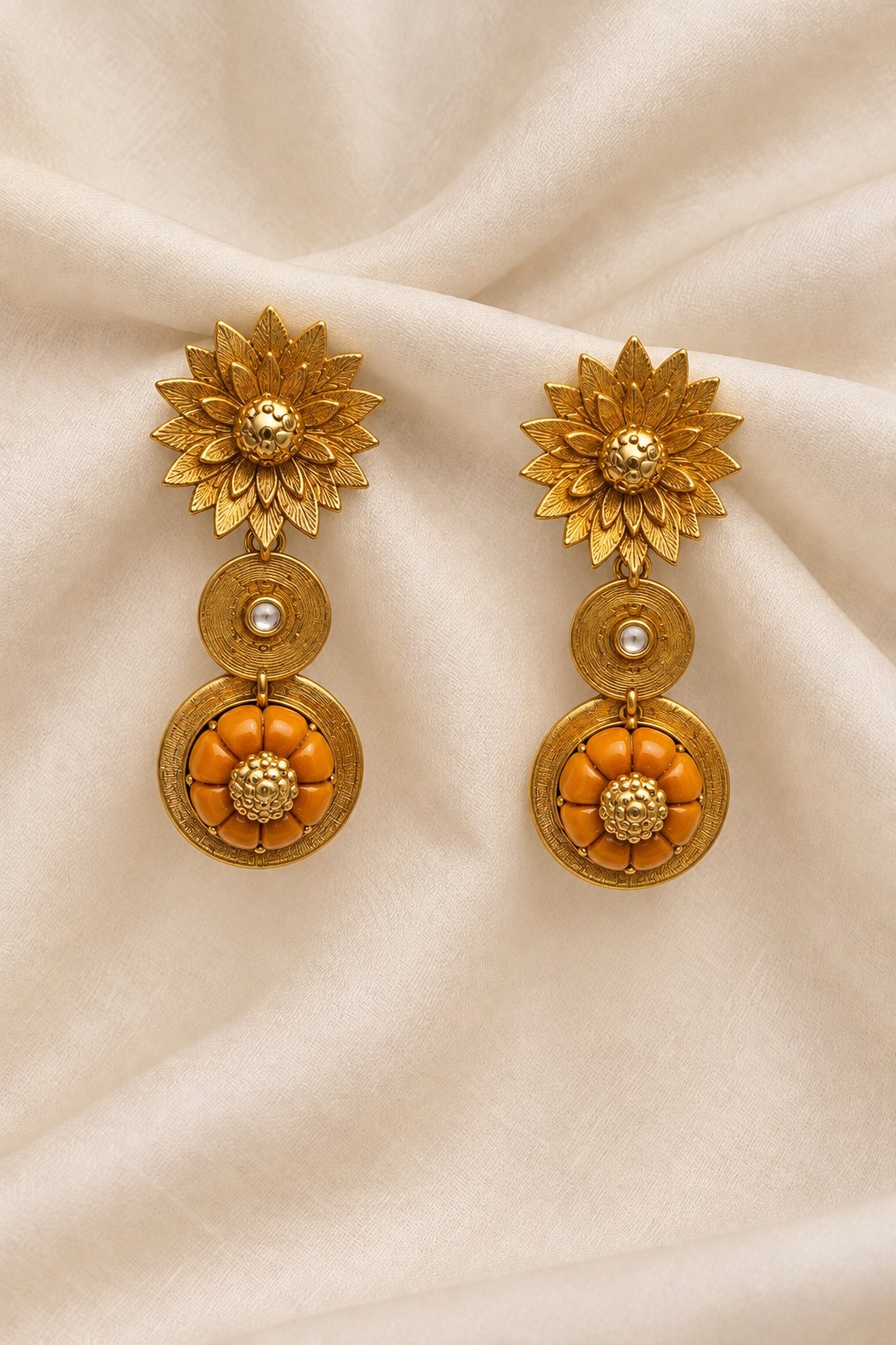 Surya Kamal Heritage Earrings, photo 2