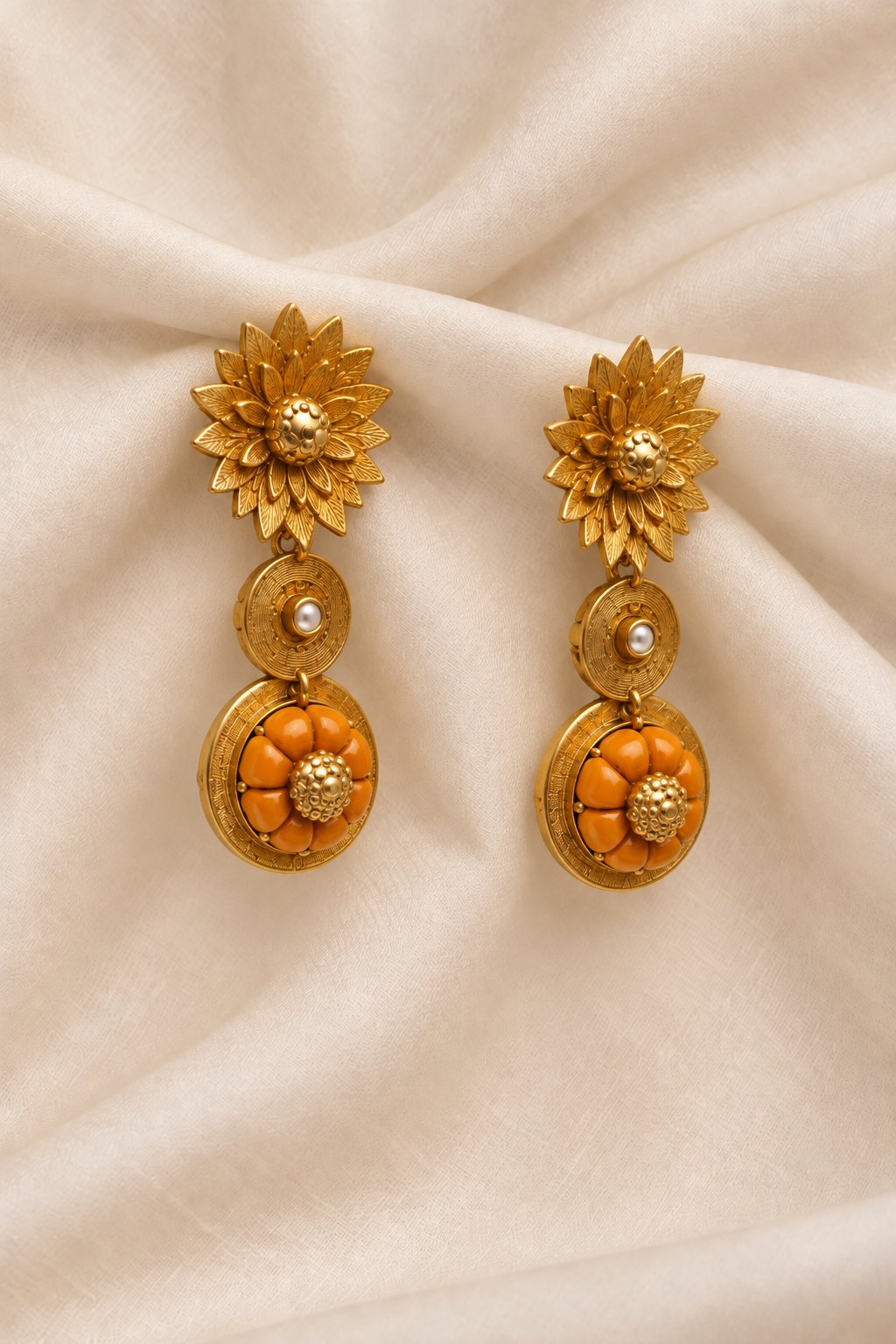 Surya Kamal Heritage Earrings, photo 3