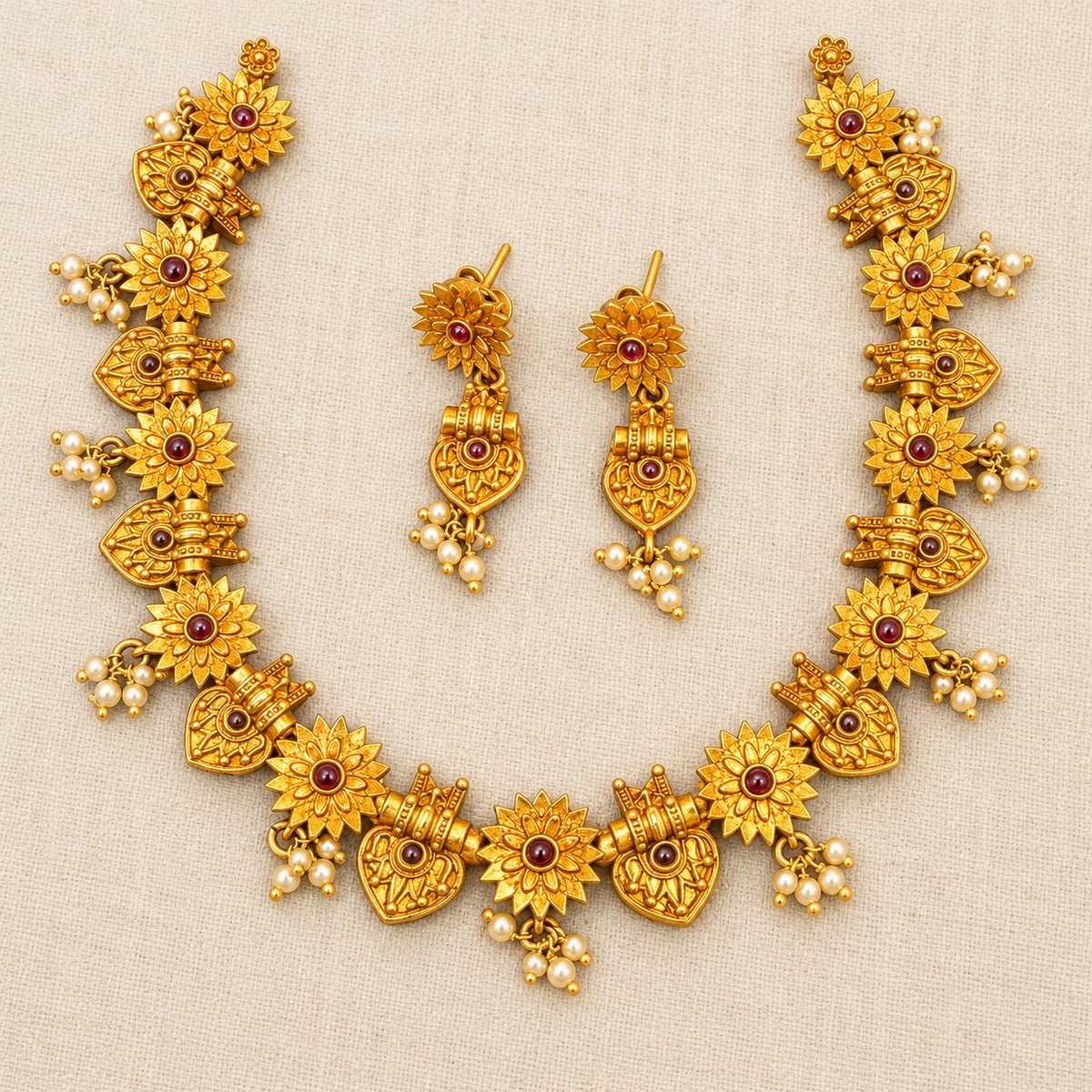 Surya Kamal Heritage Necklace Set, photo 3