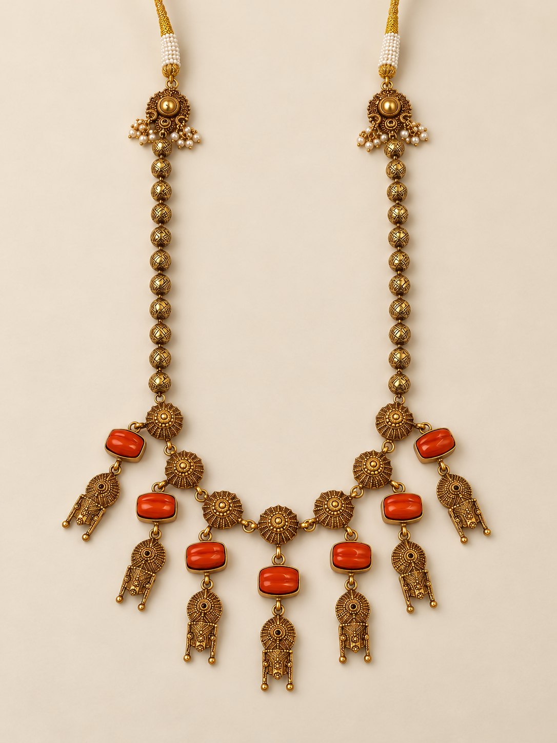 Tarangini Coral Beads Hara, photo 1