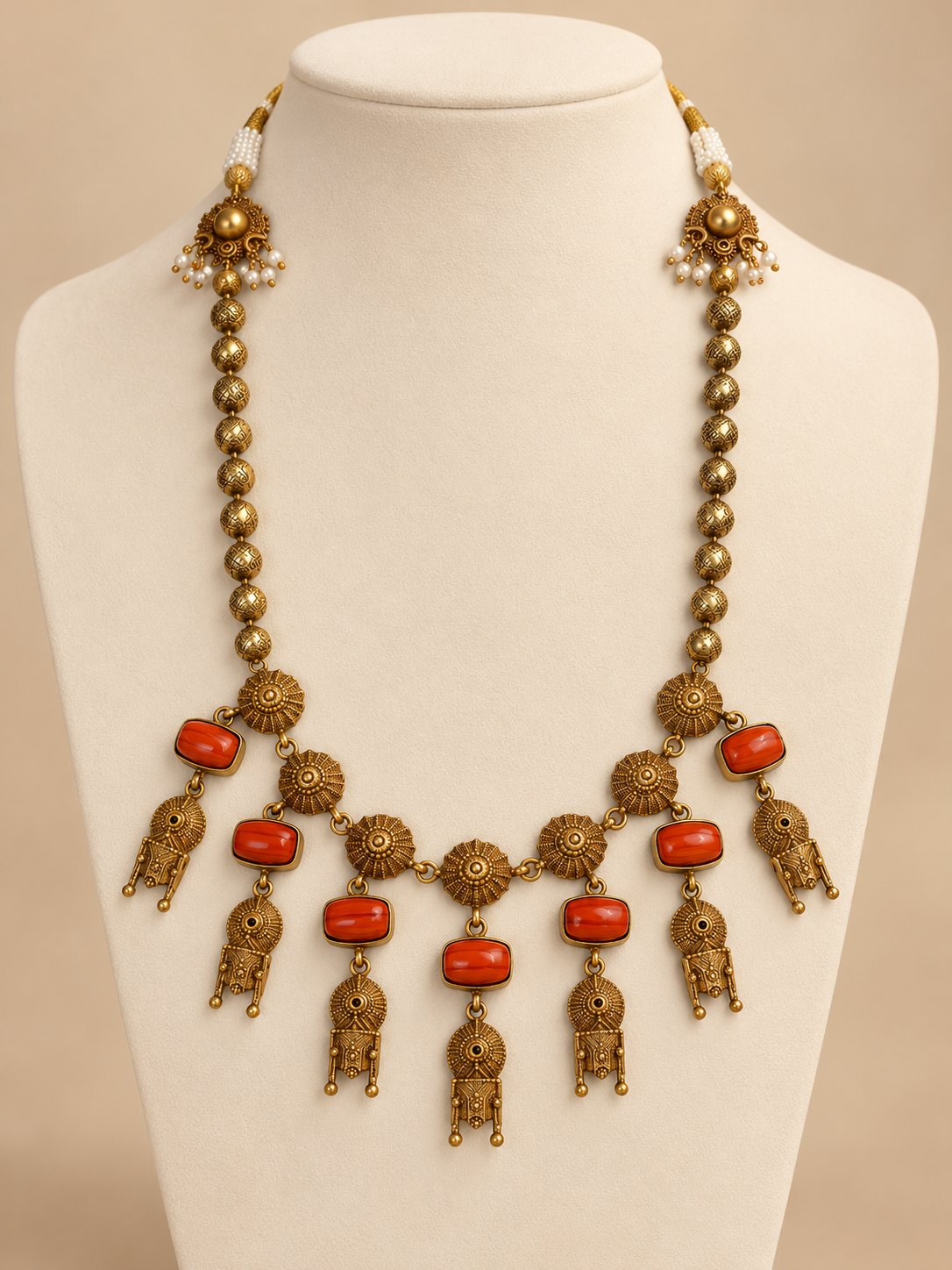 Tarangini Coral Beads Hara, photo 2