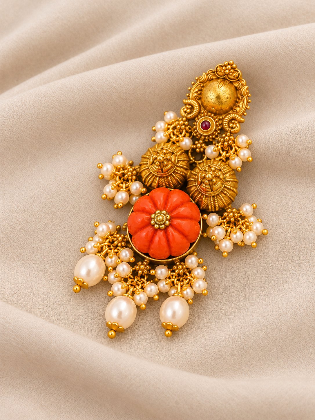 Tarangini Coral Nakashi Pendant, photo 2