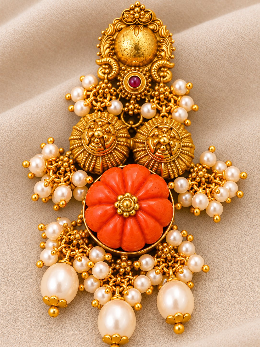 Tarangini Coral Nakashi Pendant, photo 3