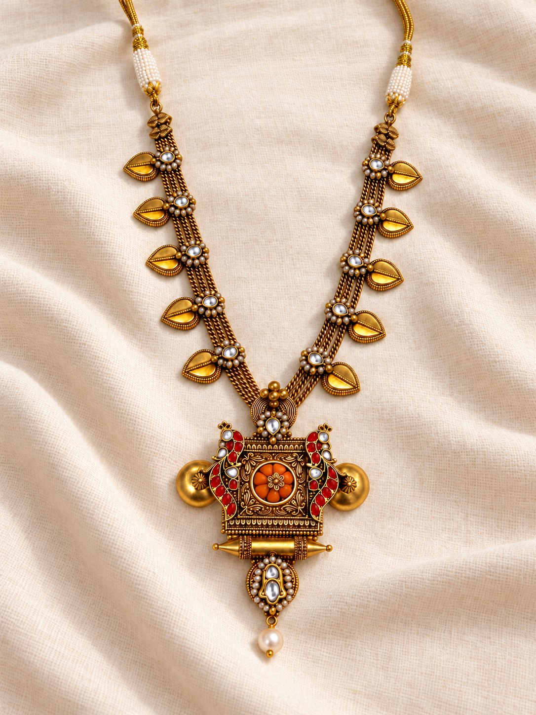Tarangini Peacock Kanti Necklace, photo 1