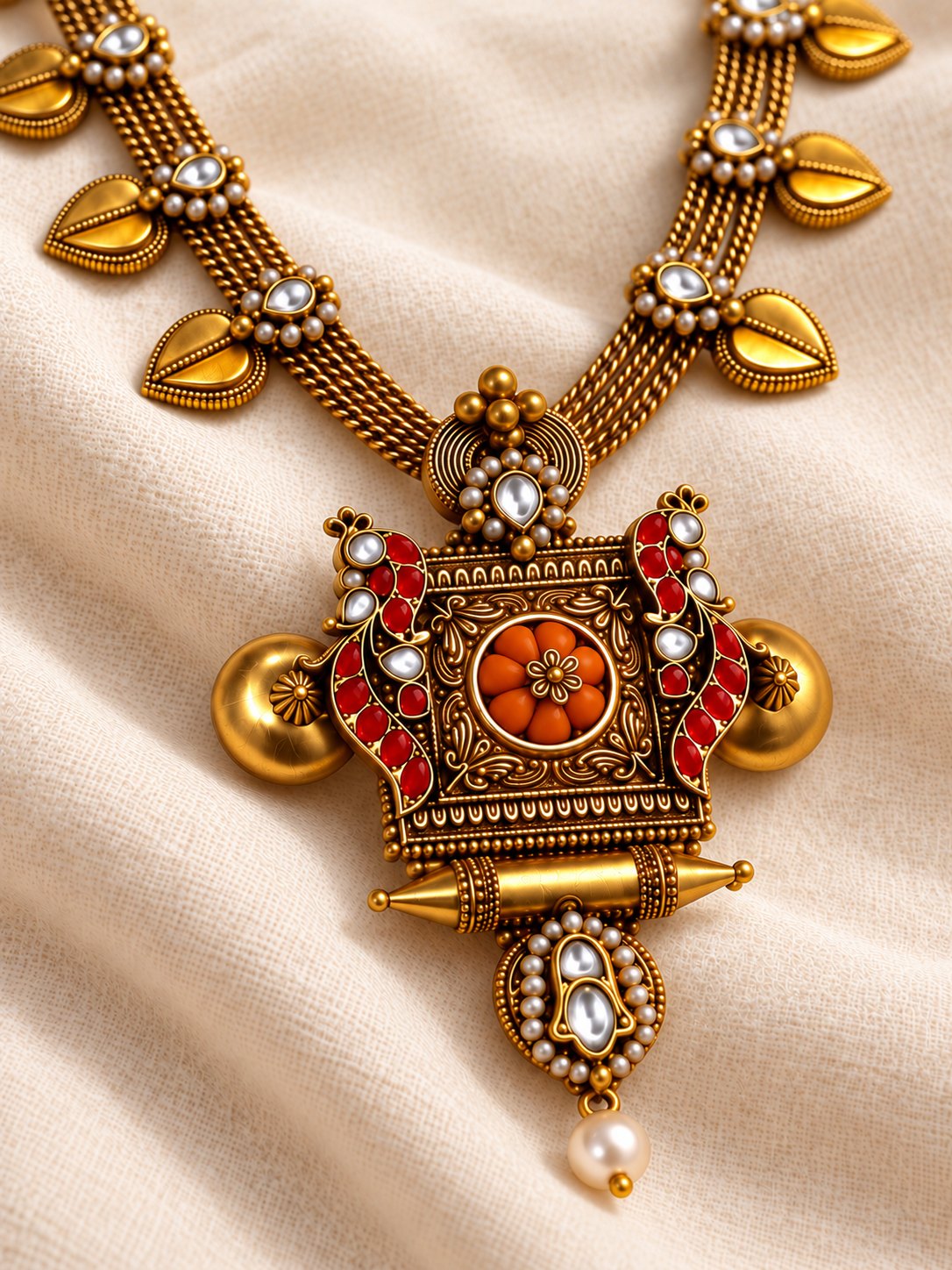 Tarangini Peacock Kanti Necklace, photo 2