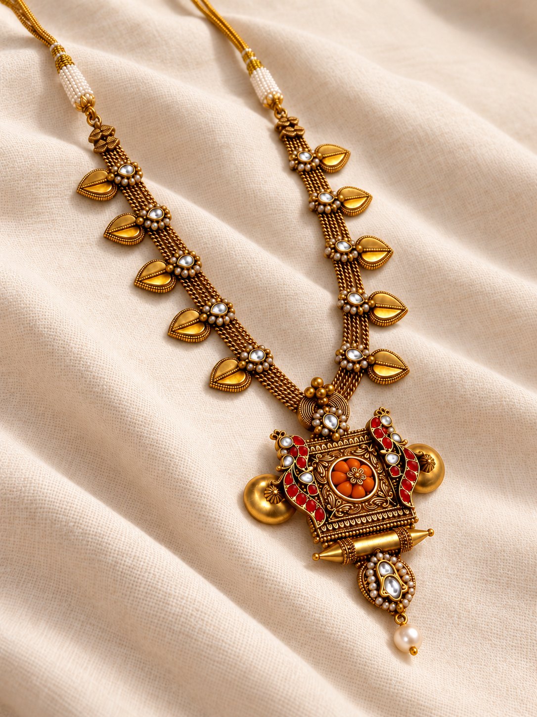 Tarangini Peacock Kanti Necklace, photo 3