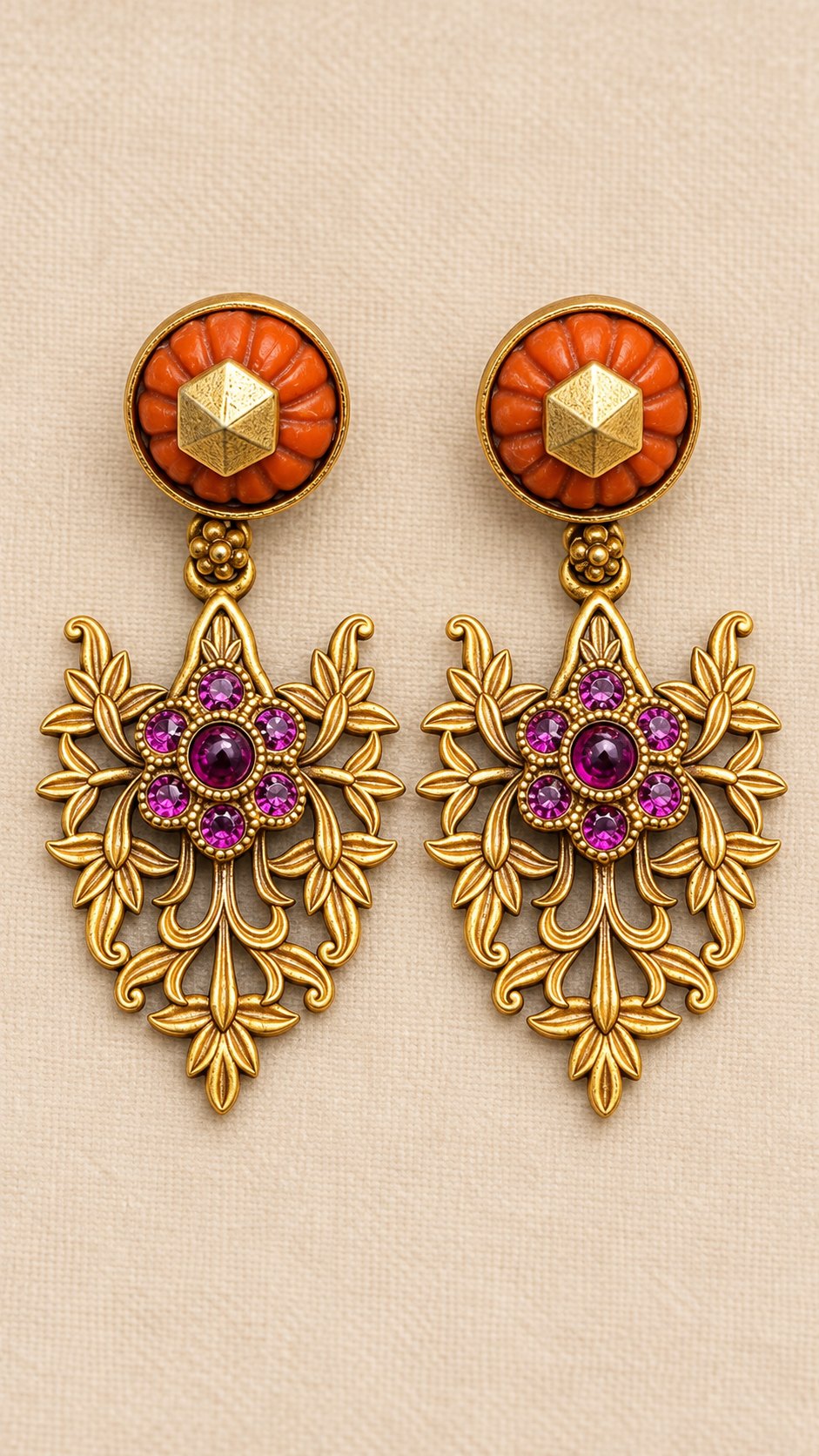 Tarangini Ruby Earrings, photo 1