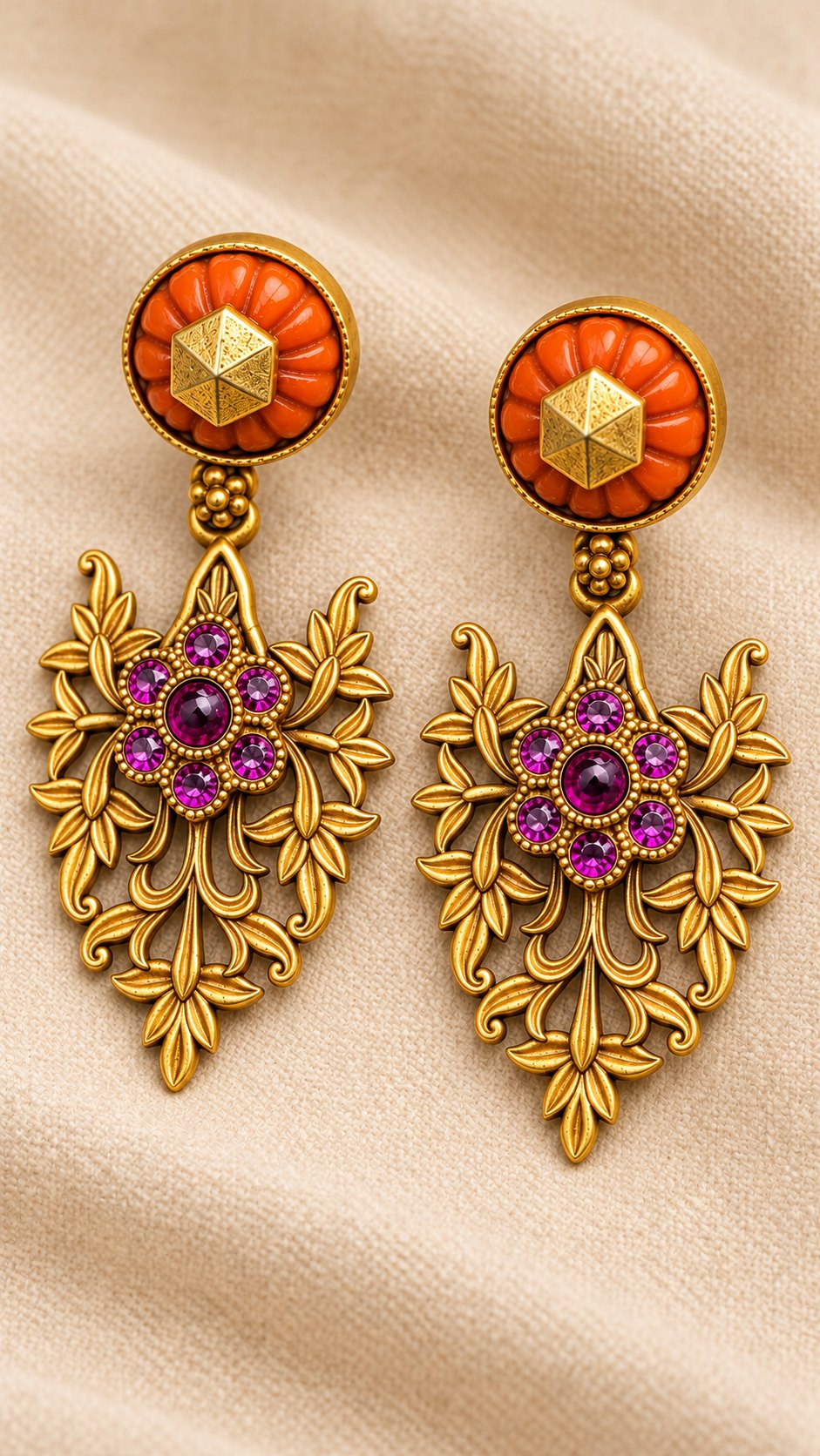 Tarangini Ruby Earrings, photo 2