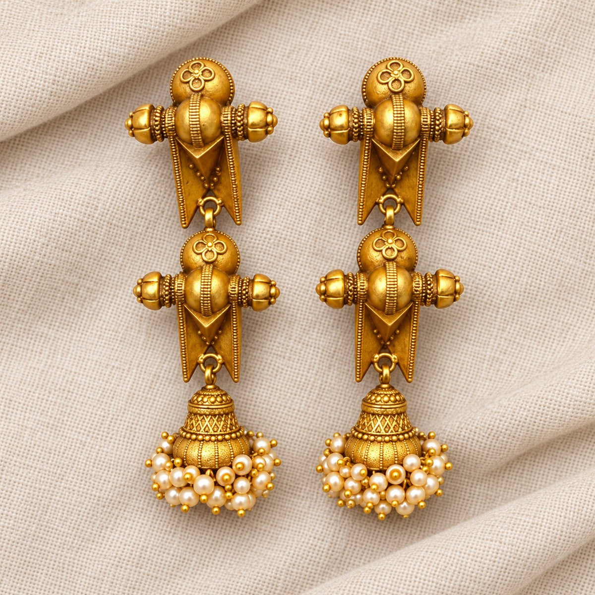 Vaidehi Traditional Jhumka Earrings, photo 1