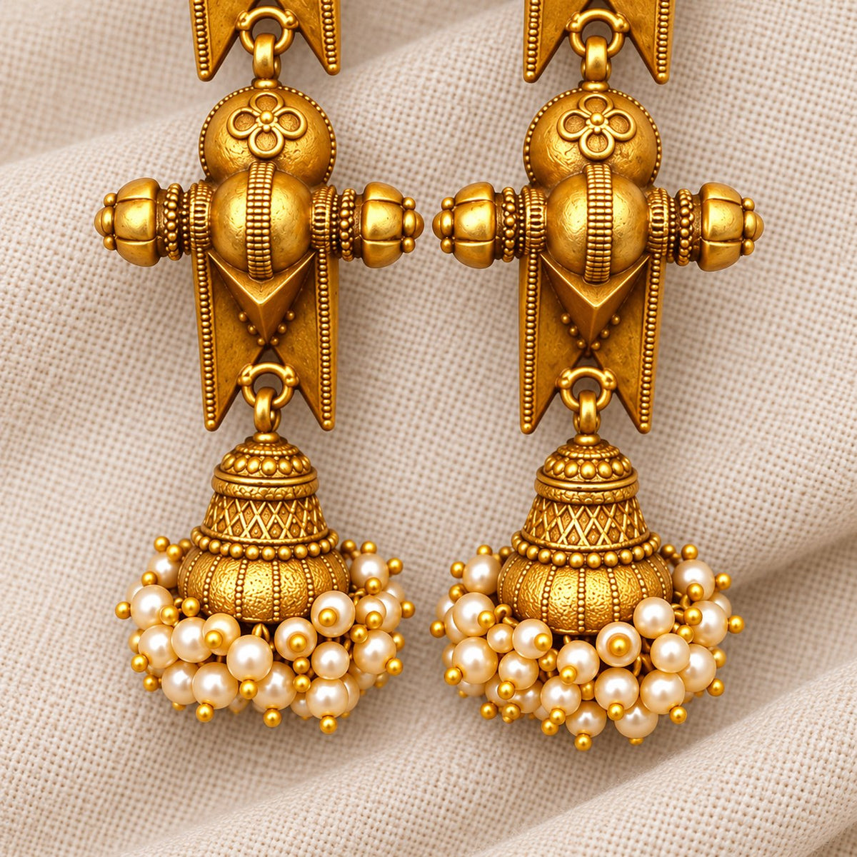 Vaidehi Traditional Jhumka Earrings, photo 3