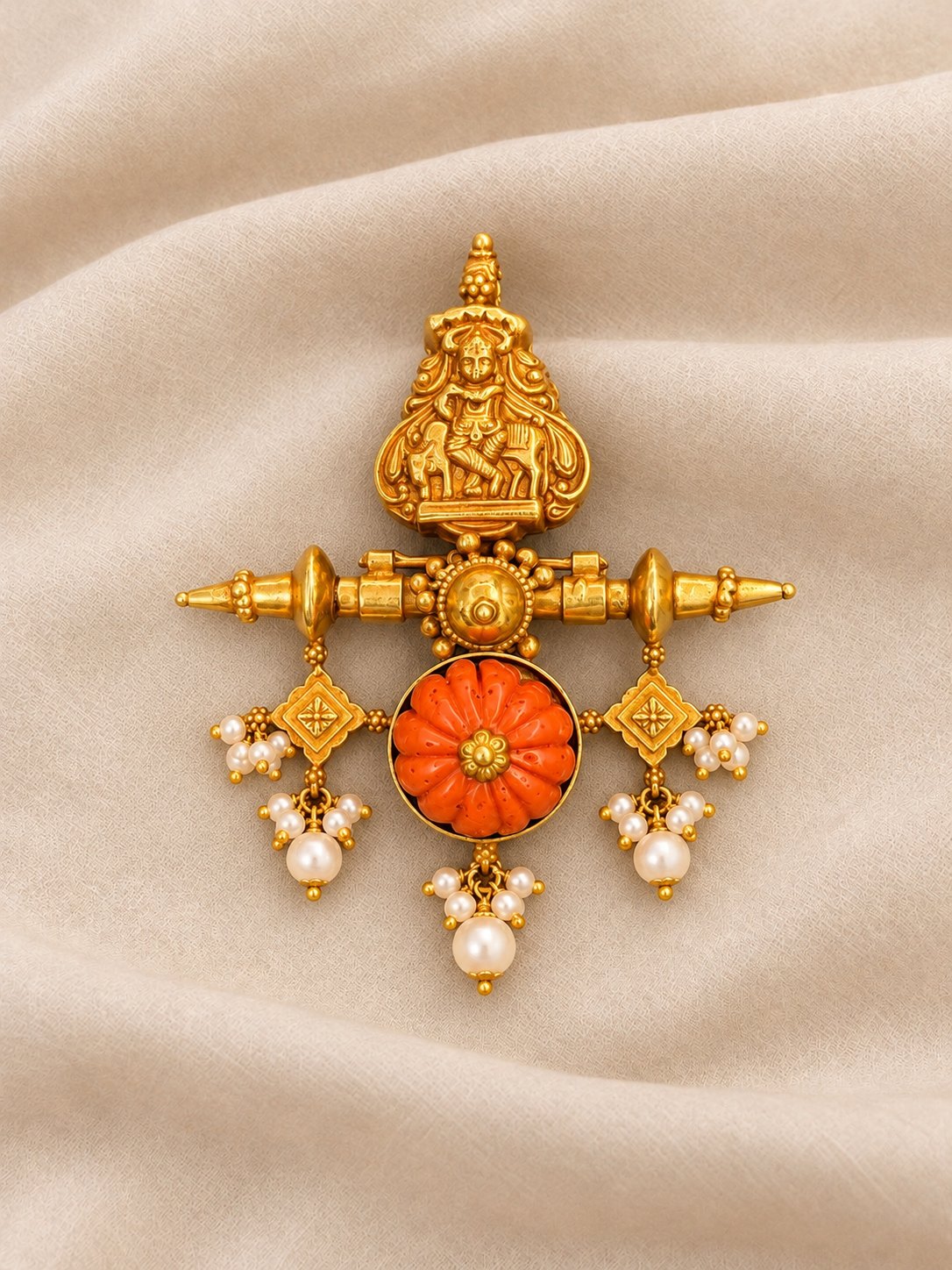 Venugopala Coral Pushpa Pendant, photo 2